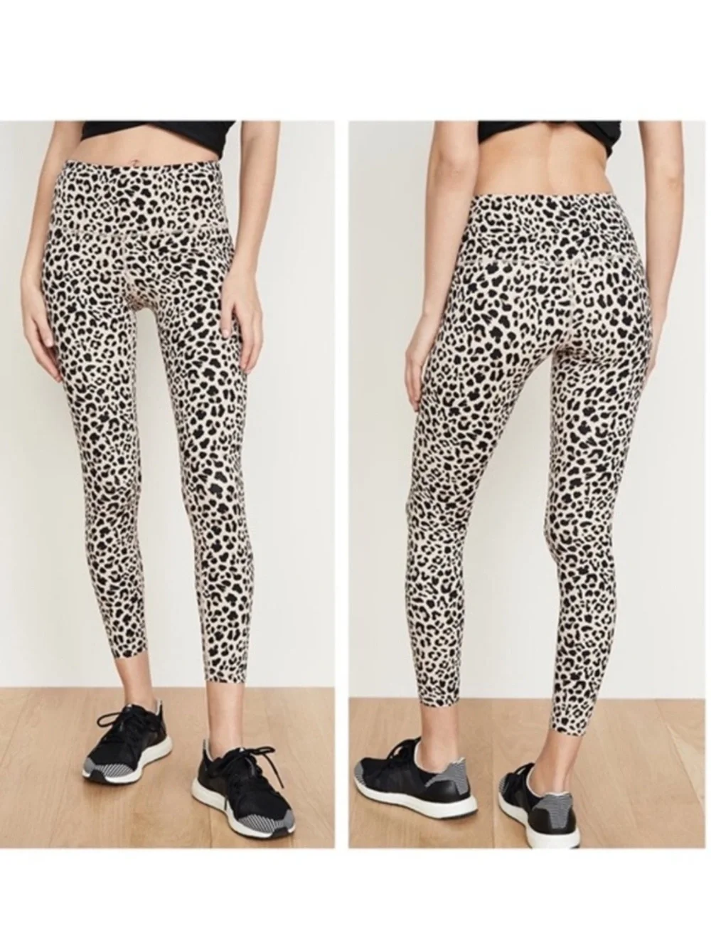 VARLEY Estrella Leopard Print High-Waist Leggings
